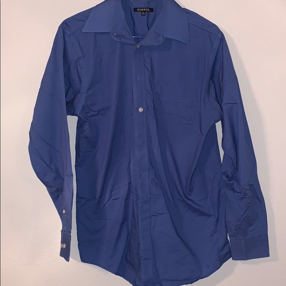 Men’s Blue Dress Shirt